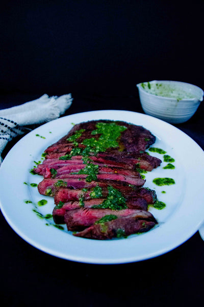 Flying M Favorites: Marinaded Flank Steak with Chimichurri
